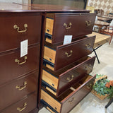 Baker Furniture 4-Drawer Wood Lateral FILE CABINET Cherry 39w24d55h