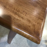 Amish Made Solid Wood Extension Table w/ Two 12" Leaves & Pads DINING TABLE 65w42d30h