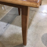 Amish Made Solid Wood Extension Table w/ Two 12" Leaves & Pads DINING TABLE 65w42d30h