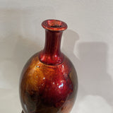 Lacquer Finish Art Pottery Vase ACCESSORIES 5.5Wx13H