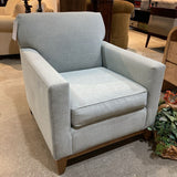 Rowe Furniture Upholstered Fabric Accent Armchair CHAIR Light Blue 31w34d33h