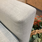 Rowe Furniture Upholstered Fabric Accent Armchair CHAIR Light Blue 31w34d33h