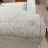 Rowe Furniture Upholstered Fabric Accent Armchair CHAIR Light Blue 31w34d33h