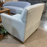 Rowe Furniture Upholstered Fabric Accent Armchair CHAIR Light Blue 31w34d33h