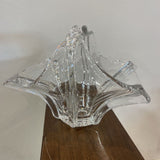 Clear Hand Blown Art Glass Bowl ACCESSORIES 10Wx7.5H