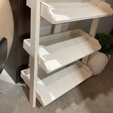 American Drew Tribecca Ladder BOOK SHELF White 34w18d77h