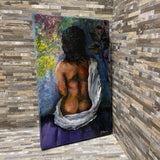 Marie Sheehan Original Painting Nude Woman from Behind ART WORK 15Wx24H