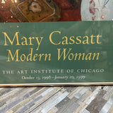 "Mary Cassatt: Modern Woman" Framed Poster Print ART WORK 19x35