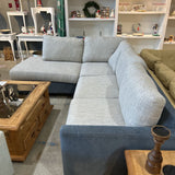 Fusion Furniture Two-Tone Left Facing SECTIONAL 106w84d30h