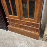 Mahogany Curio CABINET 39w18d75h