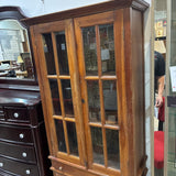 Mahogany Curio CABINET 39w18d75h