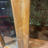 Mahogany Curio CABINET 39w18d75h