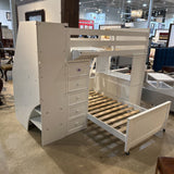 Dock 48 Twin Student Loft BEDS White 80w80d69h