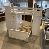 Dock 48 Twin Student Loft BEDS White 80w80d69h