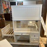 Dock 48 Twin Student Loft BEDS White 80w80d69h