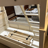 Legacy Classic Furniture Madison Twin Over Twin Bunk Bed BEDS White 44w84d78h