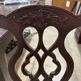 Stickely Mahogany Chippendale DINING CHAIRS 22w19d38h