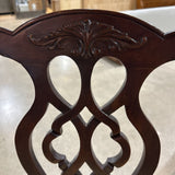 Stickely Mahogany Chippendale Captain DINING CHAIRS 25.5w19d38h