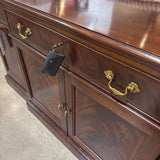 Stickley Chippendale Mahogany Credenza BUFFET/SIDEBOARD 68w18d33.5h