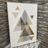 Abstract Geometric ART WORK 19.5x27.5h