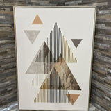 Abstract Geometric ART WORK 19.5x27.5h