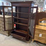 Solid Wood China CABINET 47.5w19d76h