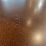 Marshall Field's Round Solid Wood Pedestal w/ 18" Leaf DINING TABLE 50d30h