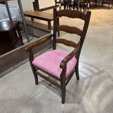 Arhaus Solid Wood Ladderback Captain DINING CHAIRS 23w18d40h