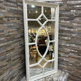 Kate & Laurel Cassat Wall Mirror MIRRORS White 16.5x34