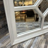 Kate & Laurel Cassat Wall Mirror MIRRORS White 16.5x34