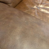 Bonded Leather Wide Arm SOFA Brown 92Wx40Dx37H