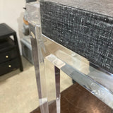 Made Goods Cassian Acrylic Legs END/SIDE TABLE 25w22d22h