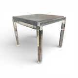Made Goods Cassian Acrylic Legs END/SIDE TABLE 25w22d22h