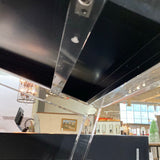 Made Goods Cassian Acrylic Legs END/SIDE TABLE 25w22d22h