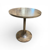 Wood Pedestal SIDE TABLE 21Wx23H
