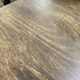 Wood Pedestal SIDE TABLE 21Wx23H