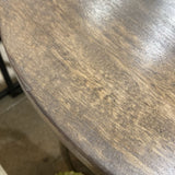 Wood Pedestal SIDE TABLE 21Wx23H