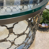 Arhaus Naomi Round Glass Top COFFEE/COCKTAIL TABLE 30d19h