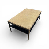 Baker Furniture Billie Sofield Textured Stone Top COFFEE/COCKTAIL TABLE 50w30d20h