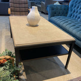 Baker Furniture Billie Sofield Textured Stone Top COFFEE/COCKTAIL TABLE 50w30d20h