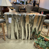 Freeform Silver Leaf Console CONSOLE TABLE 51w14d34h