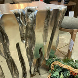 Freeform Silver Leaf Console CONSOLE TABLE 51w14d34h