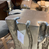 Freeform Silver Leaf Console CONSOLE TABLE 51w14d34h