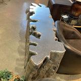 Freeform Silver Leaf Console CONSOLE TABLE 51w14d34h