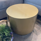 Ervin Gold Metal Bunching Table END/SIDE TABLE 18d16h