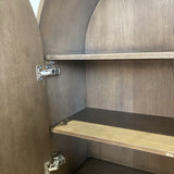 Lula and Georgia Suzette CABINET Smoked Oak 43w17d78.5h