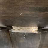 Terra Oval Fluted Lift-Top COFFEE/COCKTAIL TABLE Dark Brown 48w28d15h