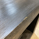 Pottery Barn Folsom COFFEE/COCKTAIL TABLE Black 58w24d18.5h