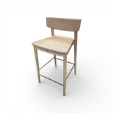Four Hands Maddie Counter Height BAR/COUNTER STOOL Natural 17w19d35h