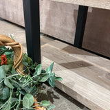 Rustic Tiered Console CONSOLE TABLE 54w16d30h